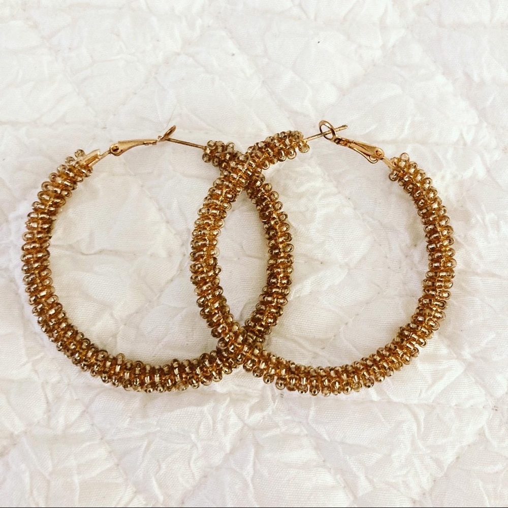 hoop earrings
